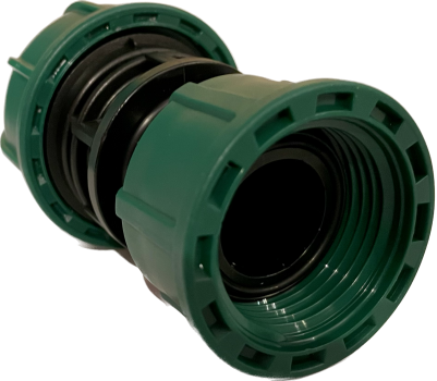 Anschlussverschraubung PE-Rohr x 1" IG, Klemmverbinder (PN10)